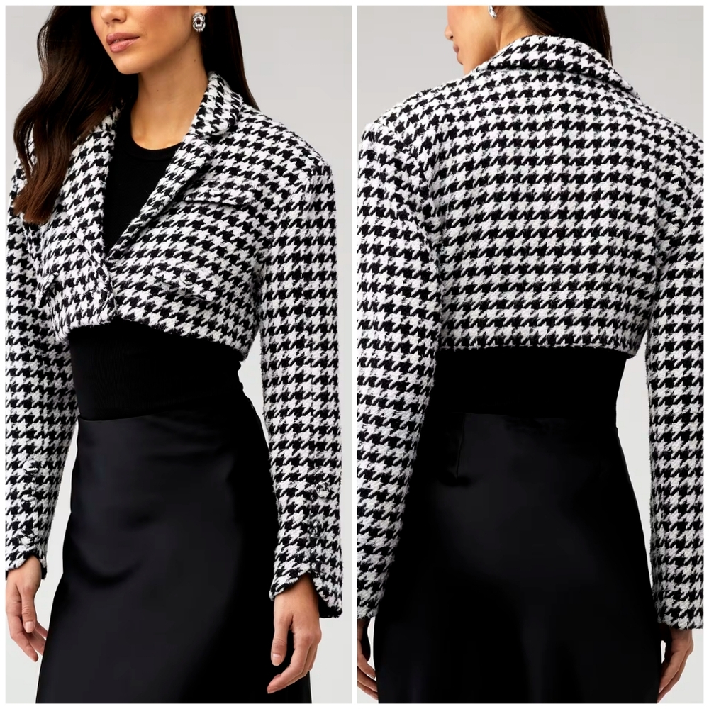 For Love And Lemons Bonnie Cropped Blazer
